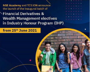 Financial Derivatives Wealth Management electives in Industry Honour Program IHP