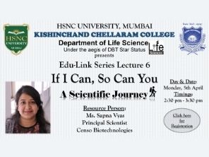 Report on Edu-Link Series Lecture - 6 Flyer