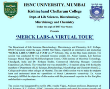Merck Labs-A Virtual Tour (Overall Report)