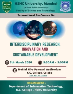 International Conference IRISD’26 on 7th March organised by Department of IT